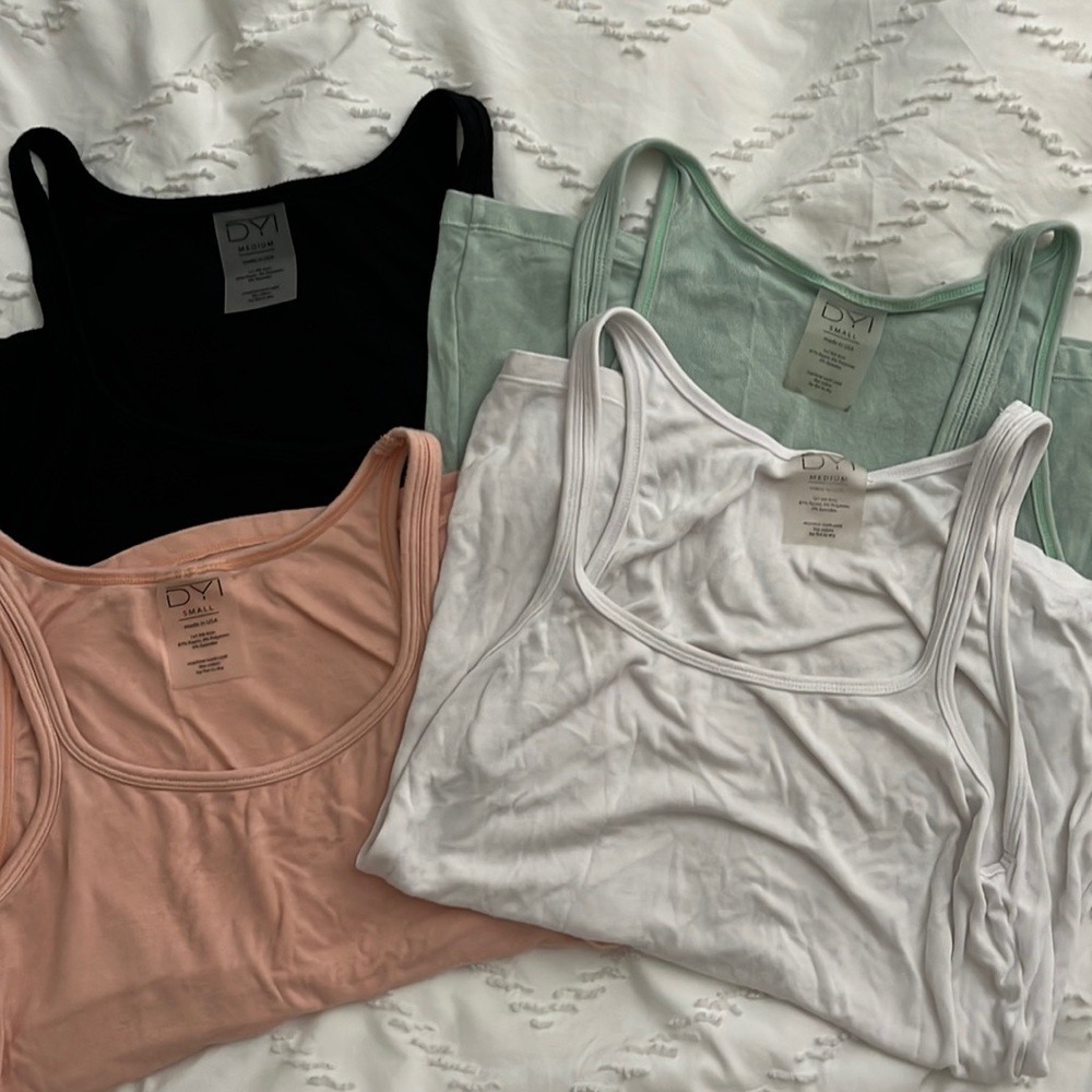 DYI jersey knit tank tops